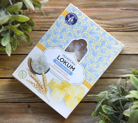 Лукум ™  VKUSNOTORIA  Классический в кокосовой стружке без сахара, 250 гр VM-00010991