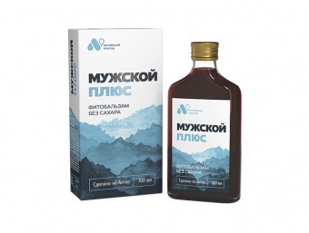 Фитобальзам ™ "Алтайский нектар" "МУЖСКОЙ" без сахара 100 мл. VM-00005051 - фото 10205