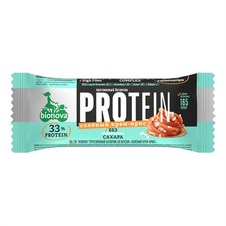 Батончик ™ "Bionova" Protein соленый крем-ирис, 50 гр VM-00012414