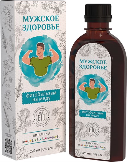 Фитобальзам на меду ™ "Алтайский нектар" Мужское здоровье, 220 мл VM-00008881