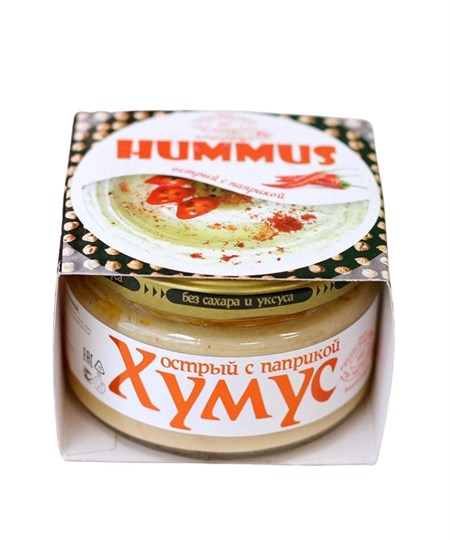 Закуска хумус ™ "Тайны Востока" острая с паприкой 200 гр VM-00004173