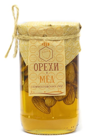 Мед ™ "Зеленая Улица" с миндалем, 410 гр. VM-00003875
