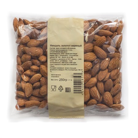 Миндаль жареный 250г. VM-00000426
