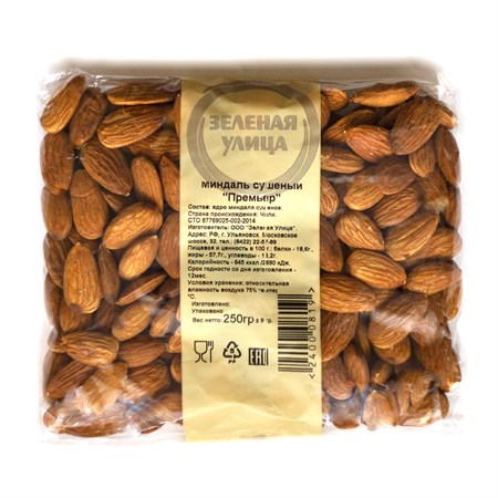 Миндаль сушеный Премьер 250г. VM-00000428