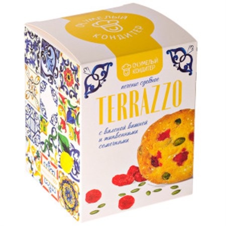 Печенье ™ "Оч.умелый кондитер" Terrazzo с вяленой вишней и тыквенными семечками, 180 г VM-00013640