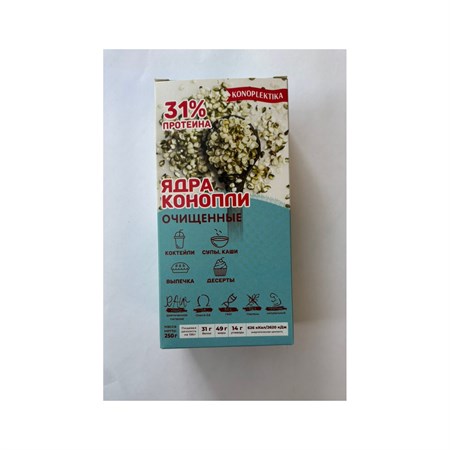 Ядра семян конопли ™ "Konoplektika", 250 гр VM-00008825