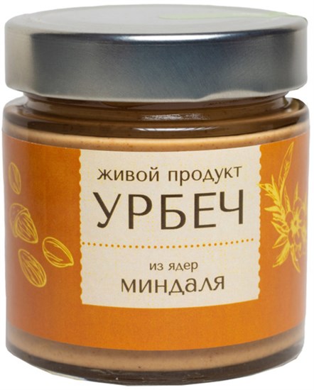 Урбеч ™ "Живой продукт" из ядер МИНДАЛЯ 200гр. VM-00012732