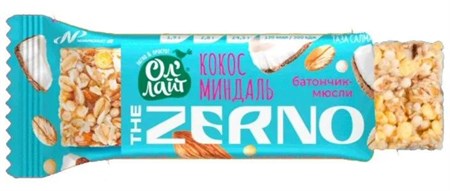 Батончик ™ "Ол Лайт Zerno" Кокос-миндаль, 35 гр VM-00013588
