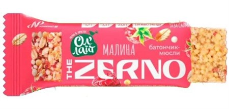 Батончик ™ "Ол Лайт Zerno" Малина, 35 гр VM-00013587
