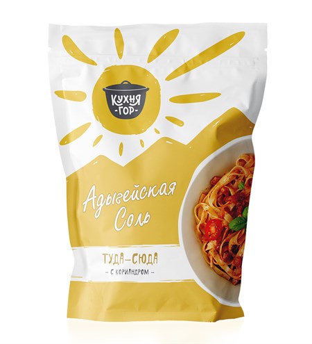 Соль адыгейская™ "Кухня гор" Туда-Сюда (дойпак), 150 гр VM-00012631