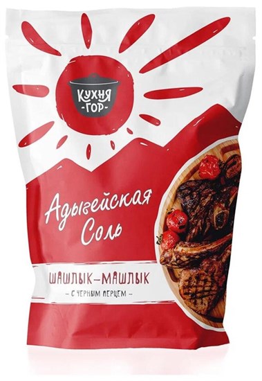 Соль адыгейская™ "Кухня гор" Шашлык-Машлык (дойпак), 150 гр VM-00012632