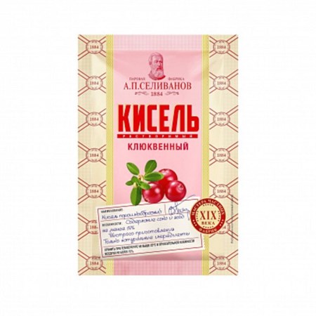 Кисель ™ "А.П. Селиванов" Клюква пакет 25 гр. VM-00011008