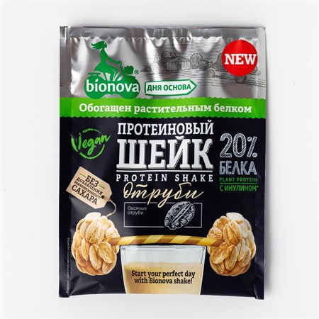 Протеиновый шейк ™ "BIONOVA" с отрубями, 25 гр. VM-00008163