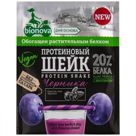 Протеиновый шейк ™ "BIONOVA" с черникой, 25 гр. VM-00008162