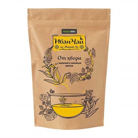 Иван-чай ™ "МариАйс" От хвори с малиной и липовым цветом, 70 гр VM-00008718