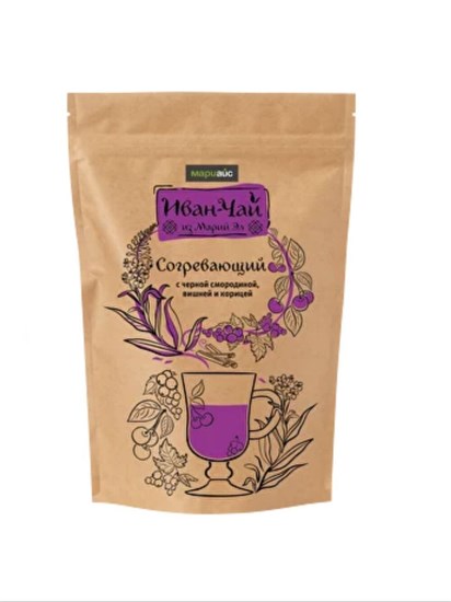Иван-чай ™ "МариАйс" Согревающий с черной смородиной, вишней и корицей, 70 гр VM-00009038