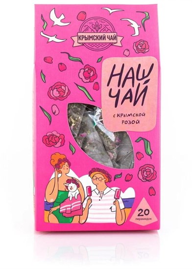 Чай ™ "Травы Горного Крыма" С крымской розой, 50 гр (в фильтр пакетах 20 шт*2,5гр) VM-00011130