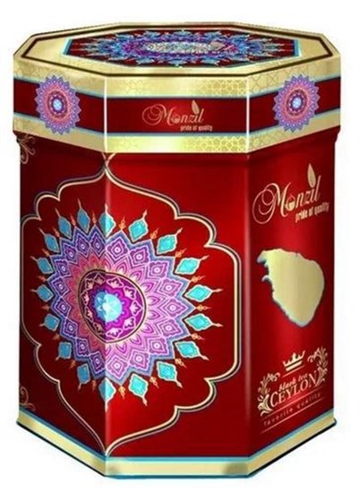 Чай ™ "Monzil" крупнолистовой цейлонский черный «Легенда Цейлона» красная ж/б, 100 г VM-00013206