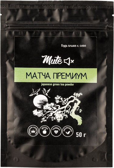 Чай ™ "MUTE" Матча премиум, 50 г VM-00008349