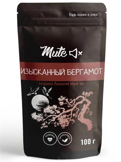 Чай ™ "MUTE" Черный изысканный бергамот, 100 г VM-00012796