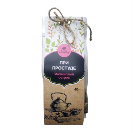 Чай ™ "Алтай Старовер" "Малиновый остров" (противопростудный) 40 гр. VM-00003246