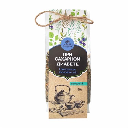 Чай ™ "Алтай Старовер" "Охотничье зимовье № 2" (противодиабетический вечерний) 40 гр. VM-00003977