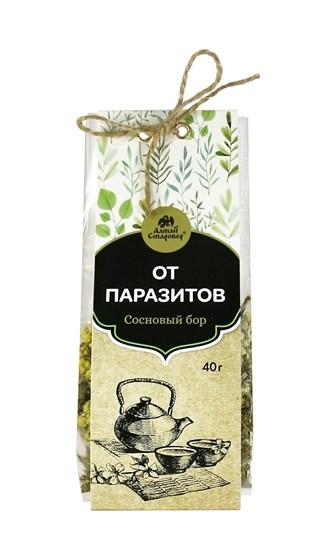 Чай ™ "Алтай Старовер" "Сосновый бор" (при паразитах) 40 гр. VM-00003249
