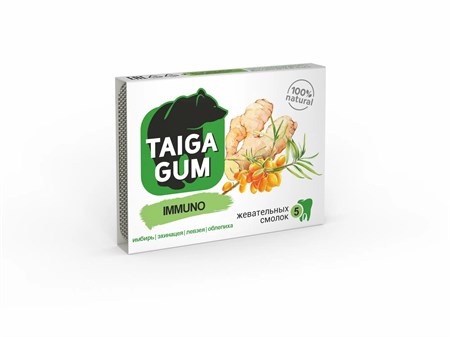 Смолка ™ "Алтайский нектар" "Taiga Gum" IMMUNO без сахара в растит. пудре, блистер 0,8 гр. №5 VM-00012058