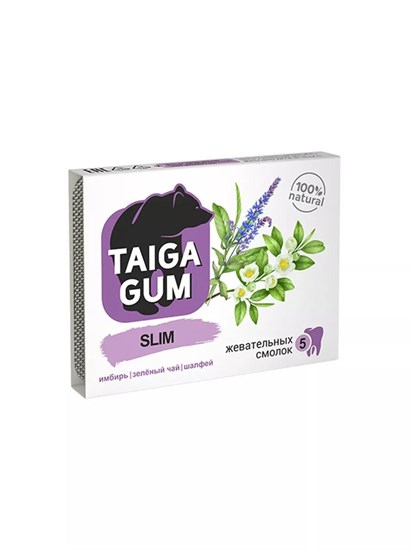 Смолка ™ "Алтайский нектар" "Taiga Gum" SLIM без сахара в растит. пудре, блистер 0,8 гр. №5 VM-00011440