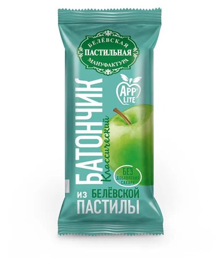 Батончик ™ "Белевская пастильная мануфактура" из яблочной пастилы без сахара 35 гр. VM-00010422