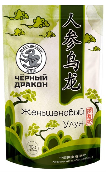 Чай ™ "Черный дракон" Женьшеневый Улун 100г VM-00001089
