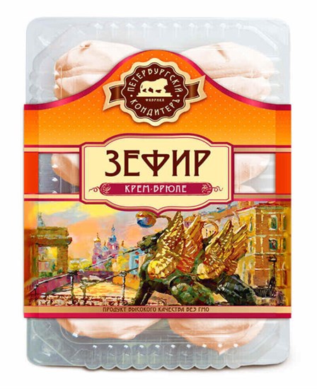 Зефир ™ "Петербургский кондитер" "Крем-брюле" (корекс), 420 гр VM-00012609