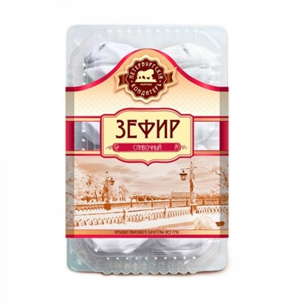 Зефир ™ "Петербургский кондитер" "Сливочный" (корекс), 420 гр VM-00012611