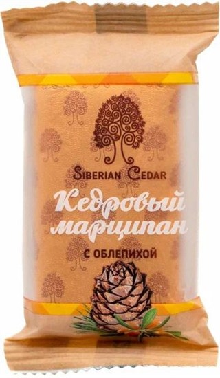 Конфета ™ "Сибирский кедр" Кедровый марципан с облепихой, 40 гр VM-00013120