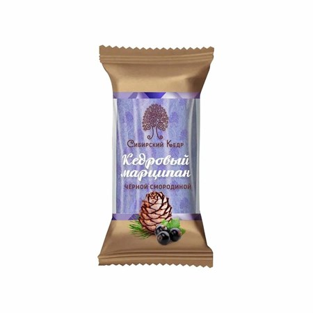Конфета ™ "Сибирский кедр" Кедровый марципан со смородиной, 40 гр VM-00013124