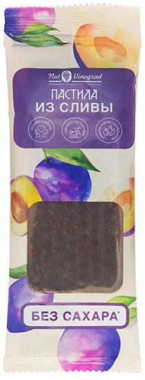 Пастила "Nut Vinograd" "Слива" без сахара 80 гр VM-00006503