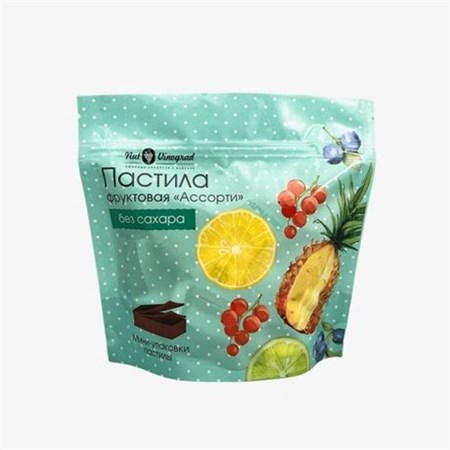 Пастила "Nut Vinograd" ПАСТИЛА КОНФЕТКИ (Ананас, лимон-лайм, смородина, черника), 400 гр VM-00012150
