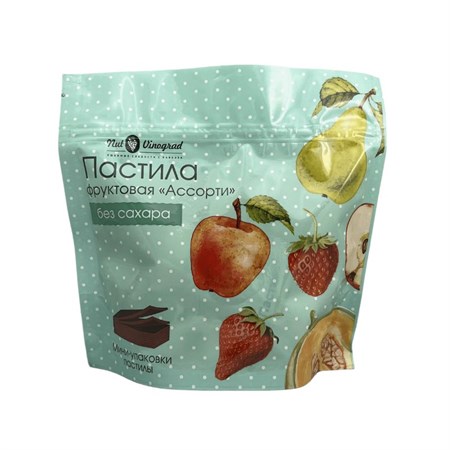 Пастила "Nut Vinograd" ПАСТИЛА КОНФЕТКИ (Дыня, груша, яблоко,клубника), 400 гр VM-00012149