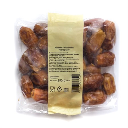 Финики с косточкой Сахарные 250г. VM-00003735