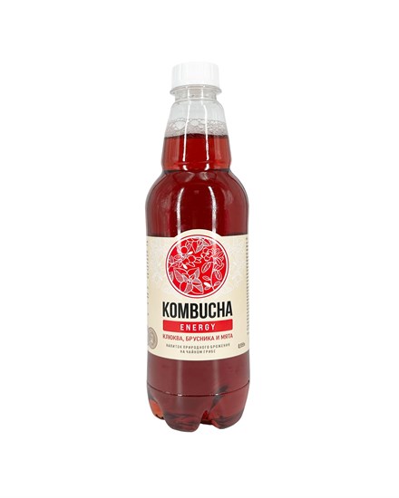 Напиток комбуча ™ "Absolute Nature" ENERGY клюква и брусника 0,35 л VM-00012316