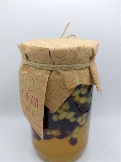 Мед ™ "Зеленая Улица" с кедровым орехом и клюквой, 420 гр. VM-00003877