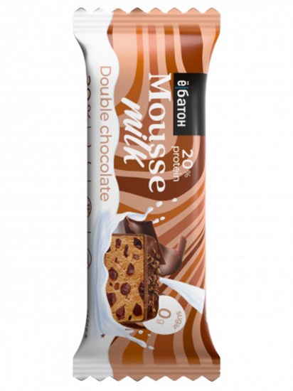 Десерт ™ "Ё батон" Mousse milk Double Chocolate, 40 г VM-00013457