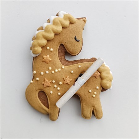 Печенье ™ "Пряников и Печенькин" с предсказанием Лошадка золотая, 37 гр. VM-00012783