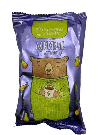 Печенье ™ "Оч.умелый кондитер" Михель с грушей, 80 гр VM-00013901