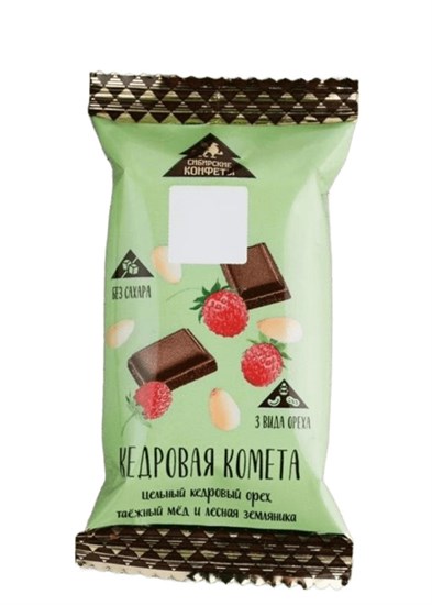 Конфеты ™ "Сибирский кедр" Кедровая комета Лесная земляника, 40 гр VM-00013974