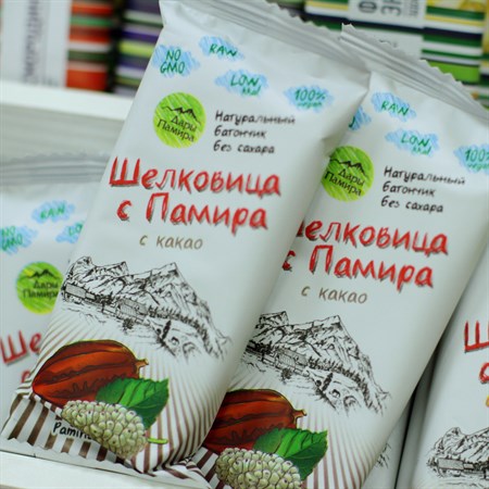 Батончик шелковица ™  Дары Памира  с какао 20 гр. - фото 6111