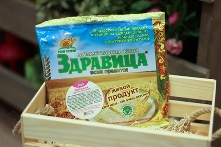 Каша ™ "Здравица" "Любимая" (№9 пакет) безглютеновая 200 гр. VM-00004188 - фото 6553