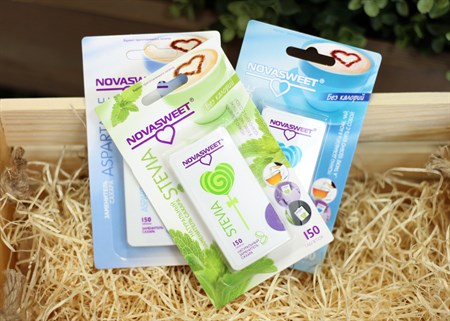 Подсластитель™ "Novasweet" "Стевия" 150 таблеток VM-00004886 - фото 6883