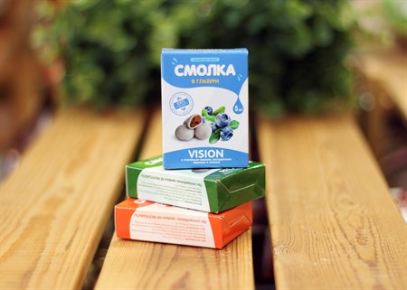Смолка ™  Алтайский нектар   Алтайская  VISION (для зрения) в глазури, драже 0,9 гр. №5 VM-00005066 - фото 7058