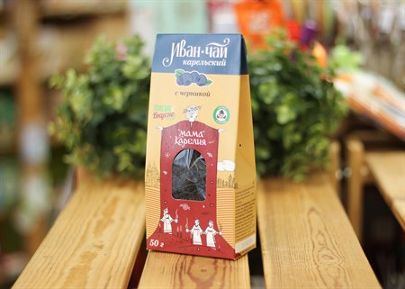 Иван-чай ™ "Мама Карелия" с ягодами черники 50 гр. КАРТОН VM-00004920 - фото 7410